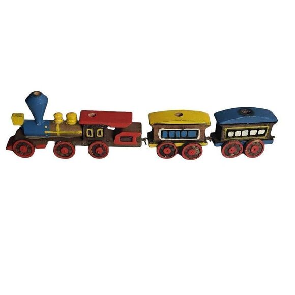 Vintage 1950s Toy Train Candle Holders - Picture 9 of 16